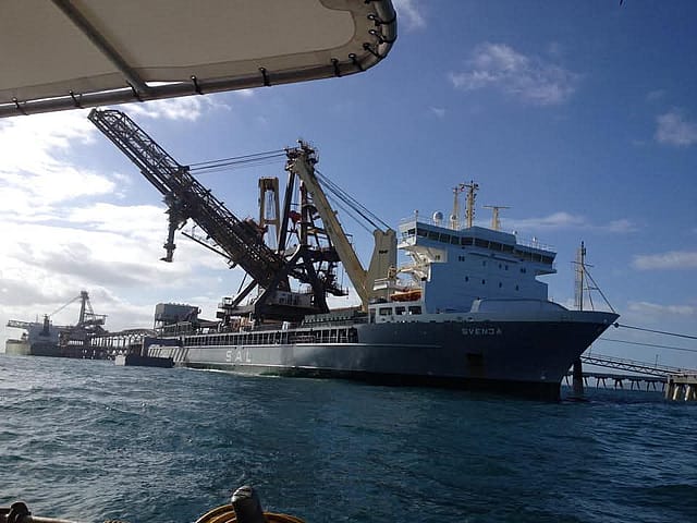 Offshore installation inspection work